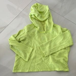 Blue Life Neon Open Back Sweater